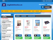 Tablet Screenshot of englishbooks.cz